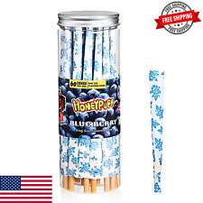 HONEYPUFF Classic King Size BlueBerry Flavored Rolled Cones Cigarette Paper 60pc picture