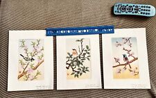 Vintage (3) Japanese Drawings/Watercolors by Shizuo Ashikaga. Price Is For All 3 picture