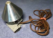 vintage CLAMP-ON mid century modern BED LIGHT or LAMP industrial age Steampunk picture