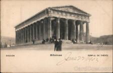 Greece 1903 Athens Temple of Theseus P & C Postcard 10 stamp Vintage Post Card picture