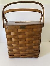 Peterboro Basket Picnic Cooler, Vintage  picture