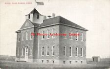 KS, Elsmore, Kansas, School House Building, Exterior View, 1911 PM picture