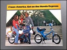 1979 Honda Express Moped Bike Vintage Original Motorcycle Sales Brochure Folder picture