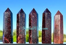 Wholesale Lot 1 Lb Natural Red Lepidolite W/ Mica Obelisk Tower Point Crystal picture