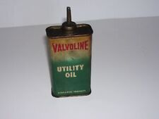 Vintage Antique VALVOLINE Utility Oil Advertising 4 fl oz Can picture