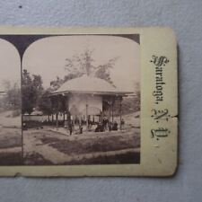 c1900 SARATOGA NEW YORK EMPIRE SPRING AMERICAN SCENERY STEREOVIEW 28-75 picture