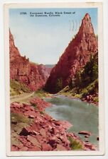 Black Canon of the Gunnison, Colorado Posted 1952 Linen  Postcard picture