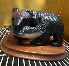 hokkaido japanese carved bears picture