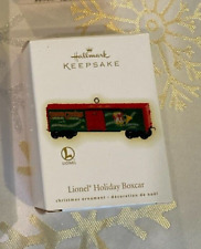 Hallmark Keepsake Ornament Lionel Holiday Boxcar Lionel Trains picture