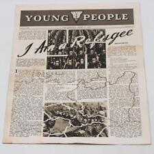 Vintage Young People Weekly Paper April 13 1941 American Baptist Society picture