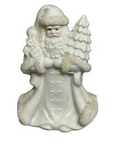 K's Collection Vintage Santa Figurine 6” Glitter Christmas Tree Gifts Ceramic picture