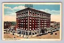 Akron OH-Ohio, Hotel Portage, Advertising, Antique, Vintage c1915 Postcard picture