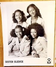 SISTER SLEDGE  Publicity Photo Vintage ATCO Records 8x10 Glossy picture