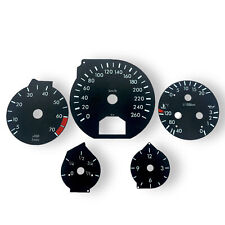 Mercedes-Benz W140 R129 Speedometer Dial disc MPH to KMH Gauges Cluster picture