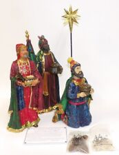 Three Kings Gifts Real Life Nativity Wise Men with Gifts & Star for 14