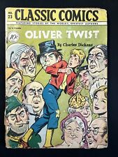 Oliver Twist #23 1st Edition Classic Illustrated Comics HRN 23 Golden Age Fair picture