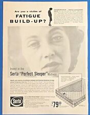 1960 Serta Perfect Sleeper Mattress Vtg 1960's Print Ad Are you a victim of... picture
