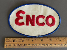 VINTAGE ENCO HUMBLE STANDARD OIL EMBROIDERED PATCH picture