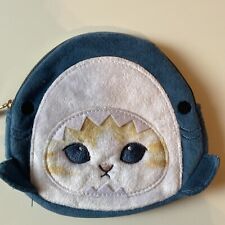Mofusand Tissue Pouch Character Fluffy Shark Cat Case Navy New picture
