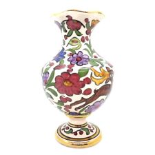 Neofitou Keramik 6in. Floral Vase w/ 24K Gold Detail preowned picture