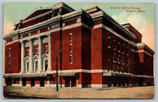 Postcard Boston Opera House Boston, Mass. Massachusetts G4 picture