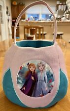 Disney's Frozen ELSA & ANNA Princess Plush Easter Egg Basket Treat Bucket C1 picture