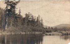 Vintage Postcard RPPC- THE LONESOME PINE, KENNEBAGO STREAM 1900s picture