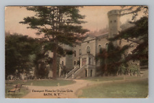 Postcard RPPC Davenport House For Orphan Girls Bath New York NY Road View c1900s picture