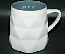 Keurig Signature Mug /Cup White Prism Rare Find 10oz. picture