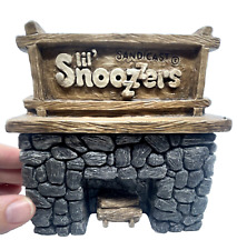 VTG Sandra Brue Lil Snoozers Figurine Sandicast Fireplace 1986 Store Display picture