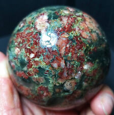 RARE 441G 67mm Natural Colorful Agate Crystal Quartz Sphere Ball Healing  A3799 picture