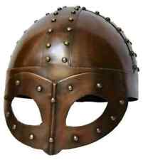 Handmade Copper Antique Finish Deluxe Viking Helmet- Medieval Armor Helmet Steel picture