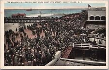 Vintage CONEY ISLAND, New York Postcard 