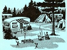 Vintage 1970's Advertising Card - HOLIDAY ACRES CAMPGROUND - North Scituate RI picture