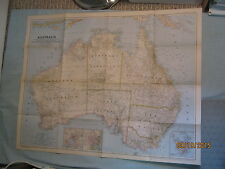 VINTAGE AUSTRALIA  MAP National Geographic March 1948 picture