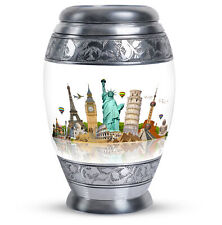 Urns For Human Ashes Mom Wonders Of The World (10 Inch) Large Urn picture
