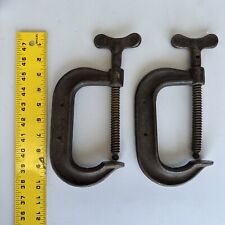 Vintage JH Williams No. 404 C Clamp X2 picture