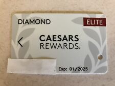 CAESARS CAESAR'S TOTAL REWARDS DIAMOND  ELITE PLAYERS CLUB CARD MALE NAME 2025 picture