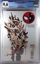 🔥🔴 CGC 9.6 NM+ SPIDER-MAN DEADPOOL #1 MIKE DEL MUNDO VARIANT FIRST PRINT 2016 picture