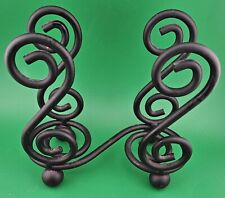 New/Cast Iron Black Scrolled Napkin Holder picture