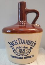 Old No. 7 JACK DANIELS Tennessee Whiskey Jug Ceramic Crock Decanter VINTAGE  picture