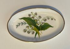 Vtg Hammersley Tea Bag Dish England Fine Bone China Porcelain Lily of The Valley picture