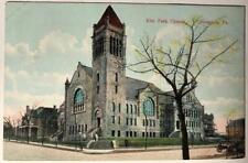 Vintage postcard 1908 Elm Park Church Scranton Pa. Lackawanna County picture