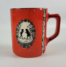 Vintage Unique Ceramic Coffee Mug Cup Fairy Tale Floral picture