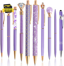 10 Pcs Ballpoint Pens Set Party Favors for Kids Purple Gifts Purple Pens for Wom picture