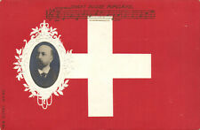 PC CPA SWITZERLAND, CHANT SUISSE POPULAIRE, Vintage EMBOSSED Postcard (b16587) picture