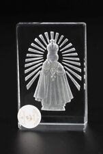 Vintage Infant Of Prague Czech Republika B-Crystal Glass Carving picture