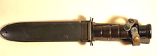 WWII USN NAVY MARK 2 CAMILLUS FIGHTING KNIFE & MK2 SCABBARD picture