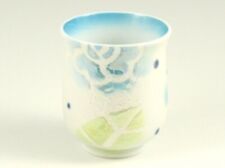 Arita yaki porcelain Japanese Green Tea cup Yunomi Raster Rose Japan L F/S new picture