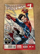 Amazing Spider-Man # 1 (2014) Marvel Cindy Moon Silk 1st Cameo App 1st Print picture